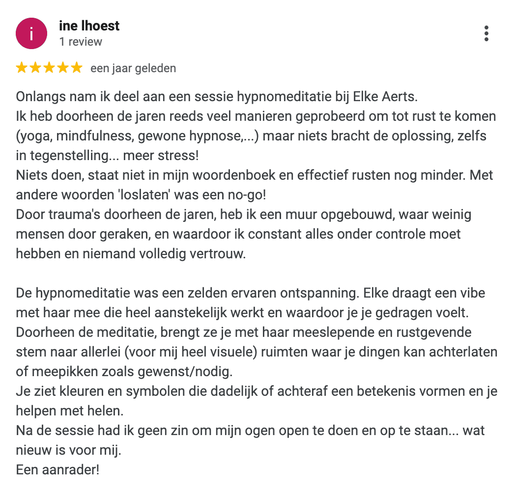 Review van een deelnemer