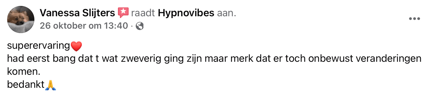 Facebook-review van Vanessa