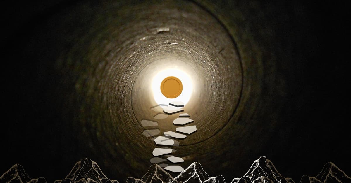 De tunnel en de gouden munt; hypnomeditatie ervaring